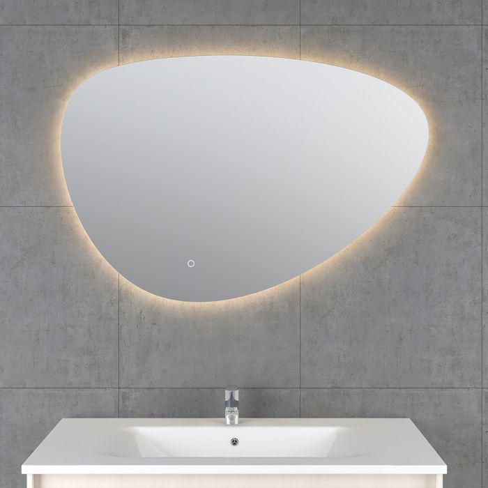 Pebble grey 2024 led mirror