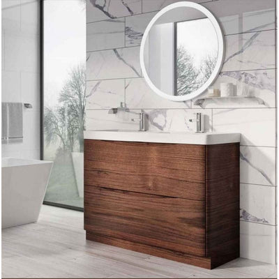 Montana 1200mm Floorstanding Vanity Unit in Rosewood & Resin Basin