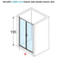 Novellini LUNES 2.0 B Saloon Shower Enclosure - Matt Silver