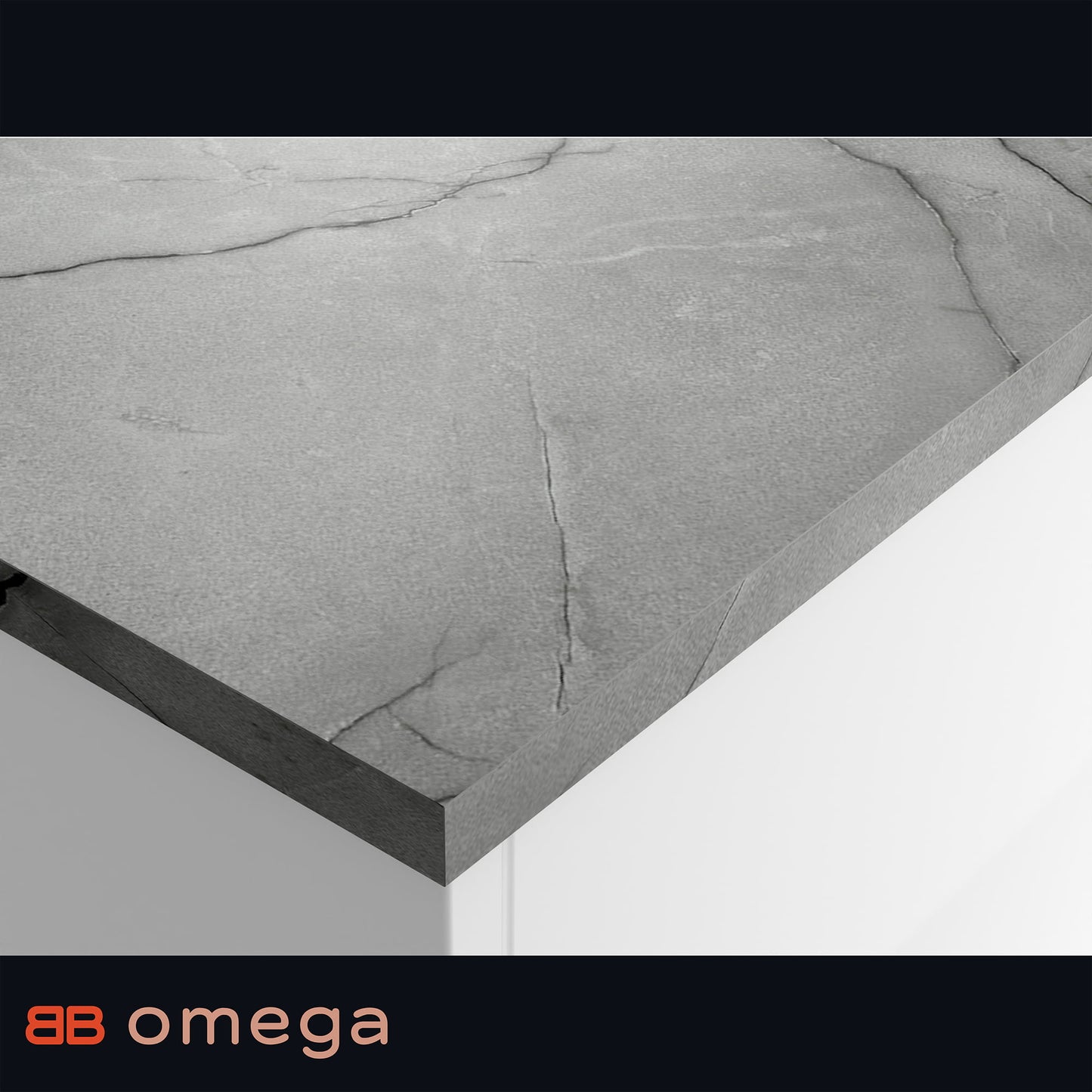 Omega Emperador Marble (Roche)  Worktops 22mm Square Edge