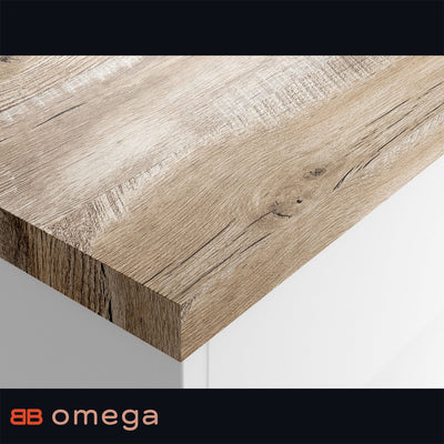 Omega Croxdale Plank (Fibril) All Sizes Worktops Square Edge