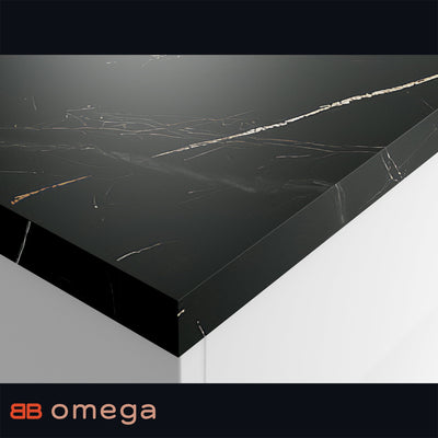 Omega Laurent Marble (Ultramatt )Square Edge All Sizes Worktops