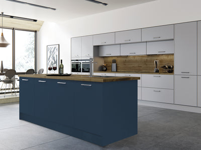 MATT SLAB 7 Piece Kitchen Unit Example Pack 4 Colour Door Options