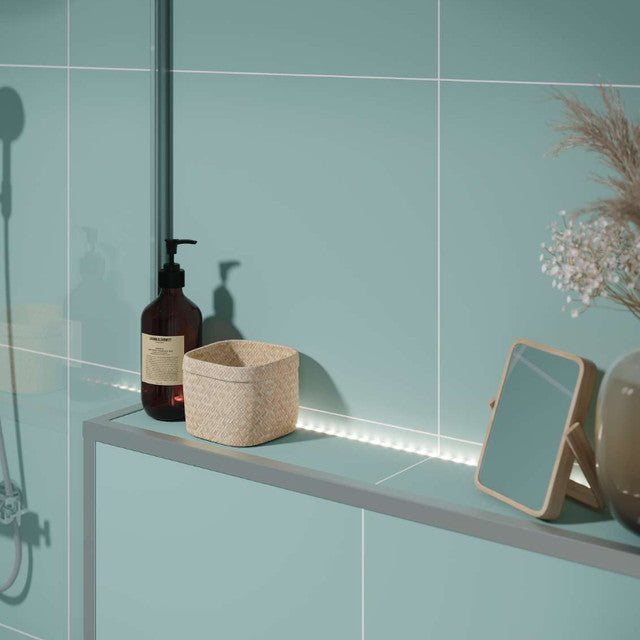 Fibo Contemporary - Aqua Mint (Tile Effect)