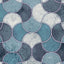 Wetwall Alloy Blue Scallop Shower Panel