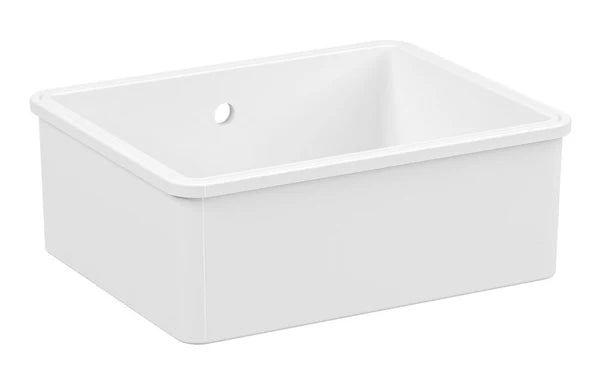 Prima 1B Undermount Ceramic Sink (Inc. Waste) - White CPR420