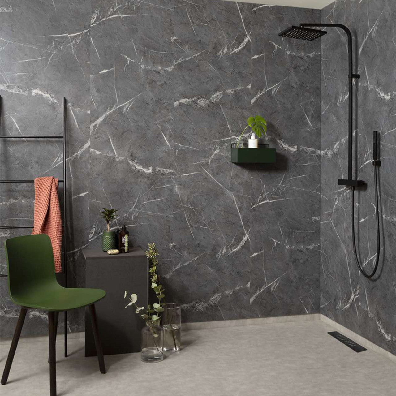 Fibo Marble - Black Marble (Plain Marble)