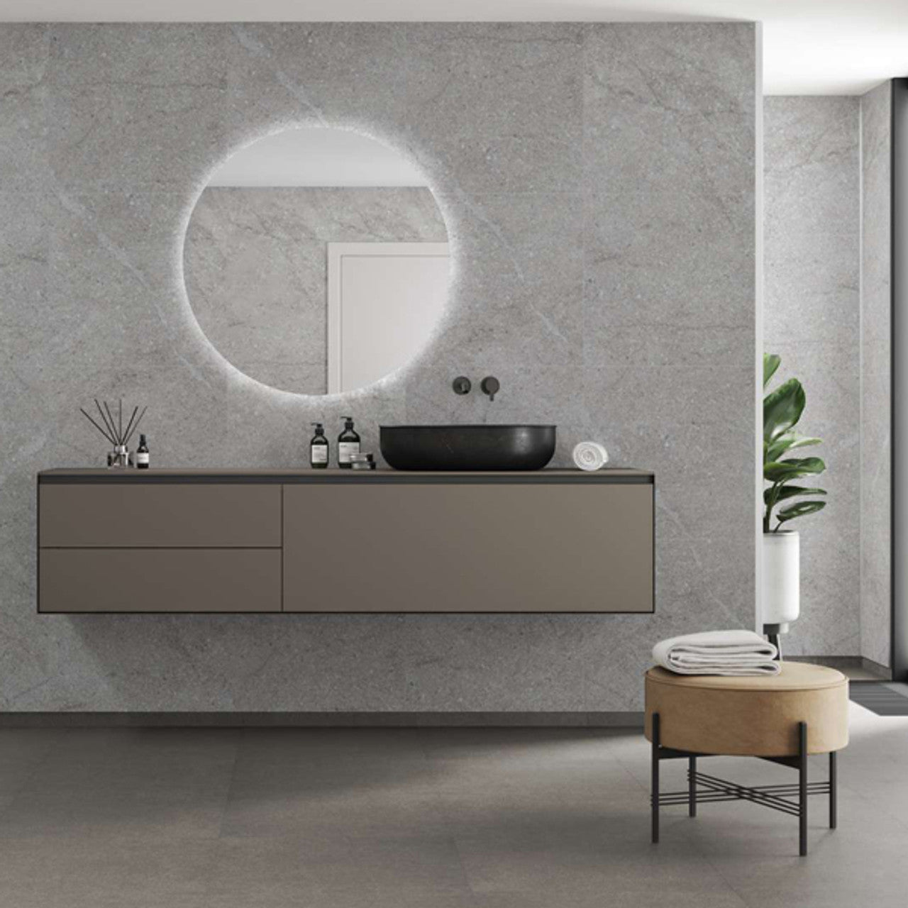 Fibo Marble - Polished Stone (Tile Effect)