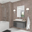 Greige Stone Wetwall Mermaid Plywood Bathroom Wall Boards  - Timeless Trade