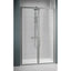 Novellini Lunes 2.0 S Folding Shower Door - Silver