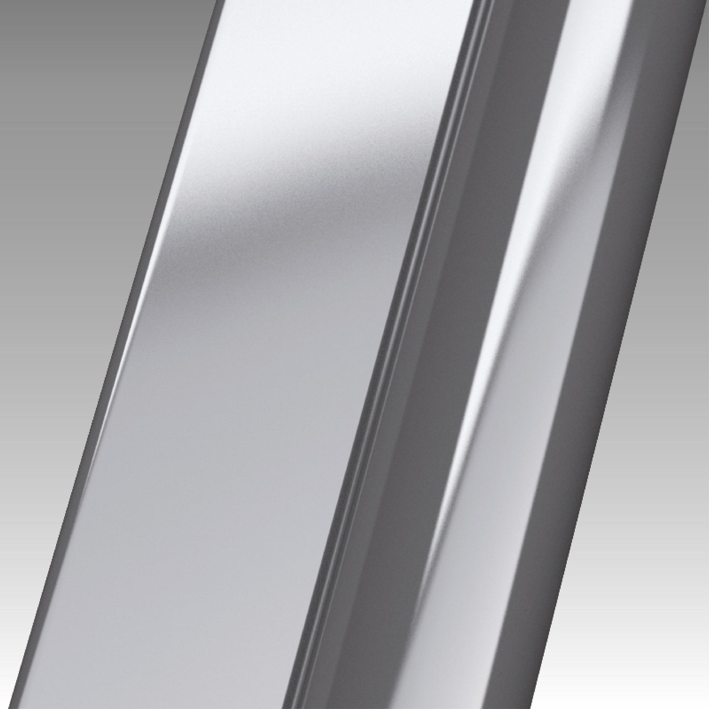 Novellini Side Fixed Panel in Silver For Shower Door N180 G+F