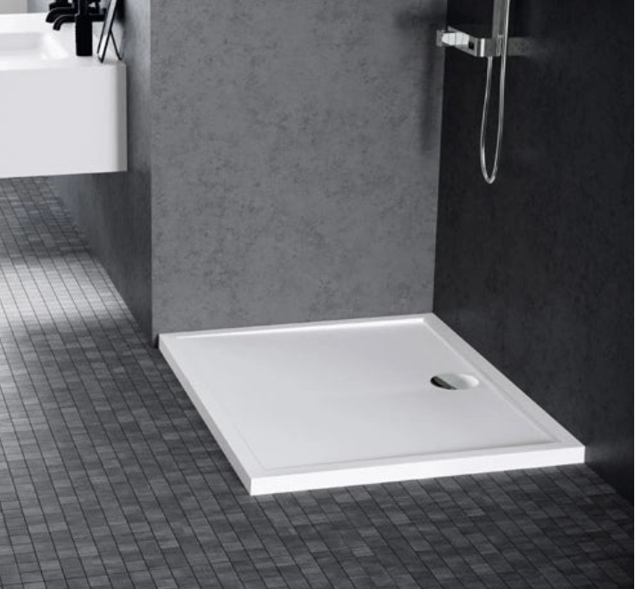 Novellini Olympic Square Shower Tray 800x800x45mm - White