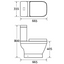 Jodie Close Coupled Toilet & Soft Closing Slim Seat