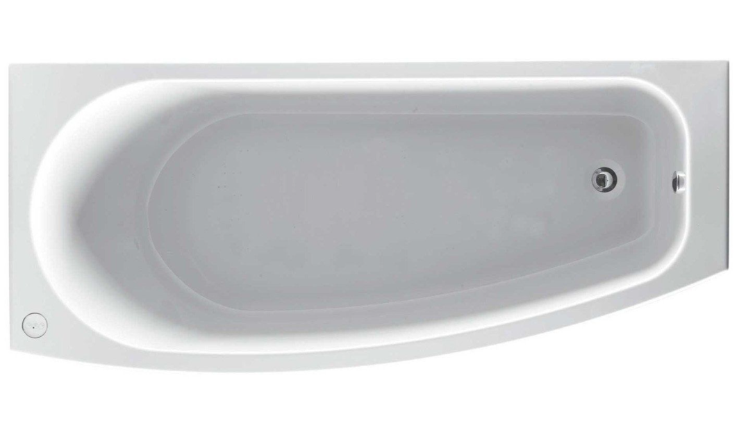 Algarve Space Saver Reinforced Acrylic Bath - 1690 x 690mm Left Hand