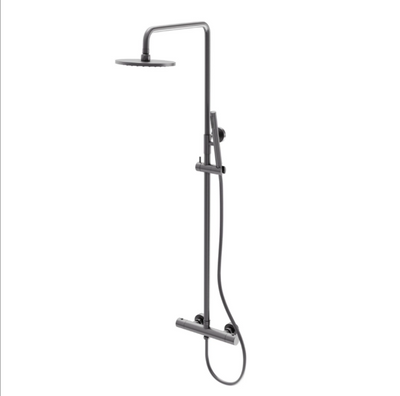 Ellie Round Thermostatic Shower Pack - Gunmetal N24