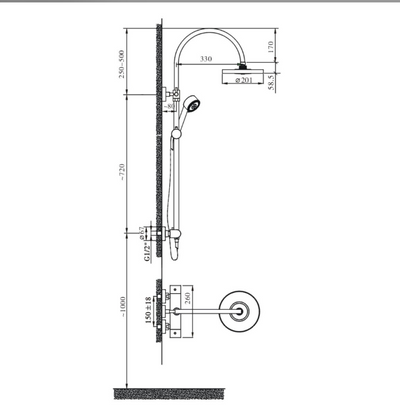 Brooklyn Thermostatic Shower Pack