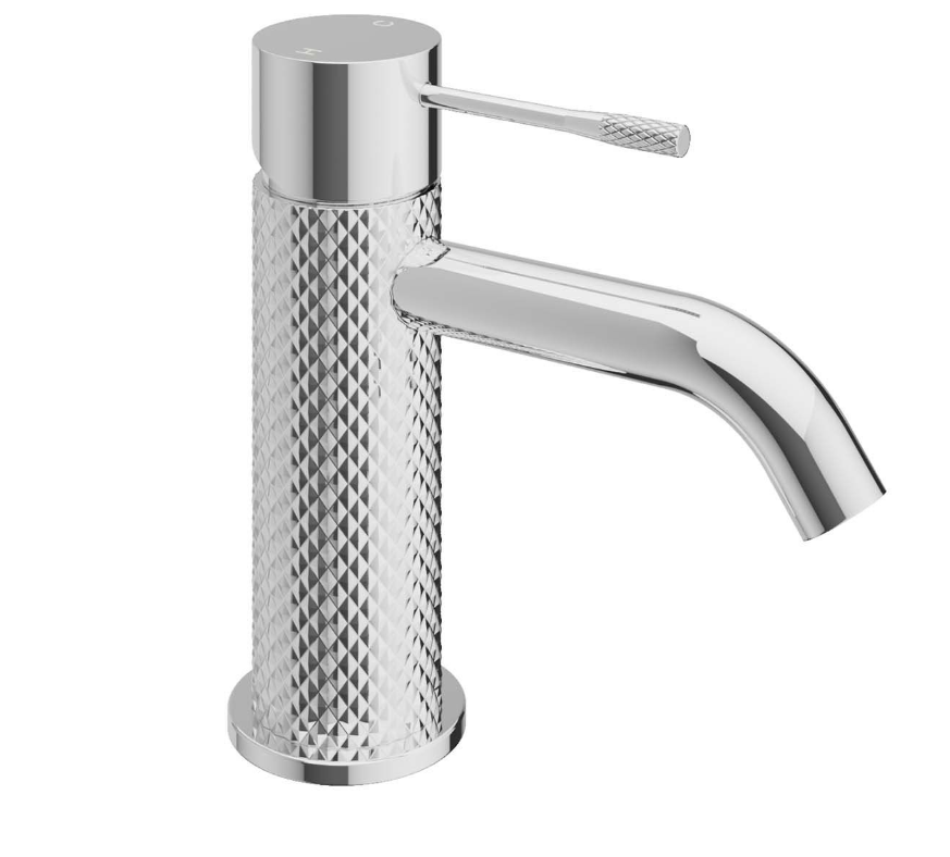 Chelsea Textured Basin Tap N24 - Chrome