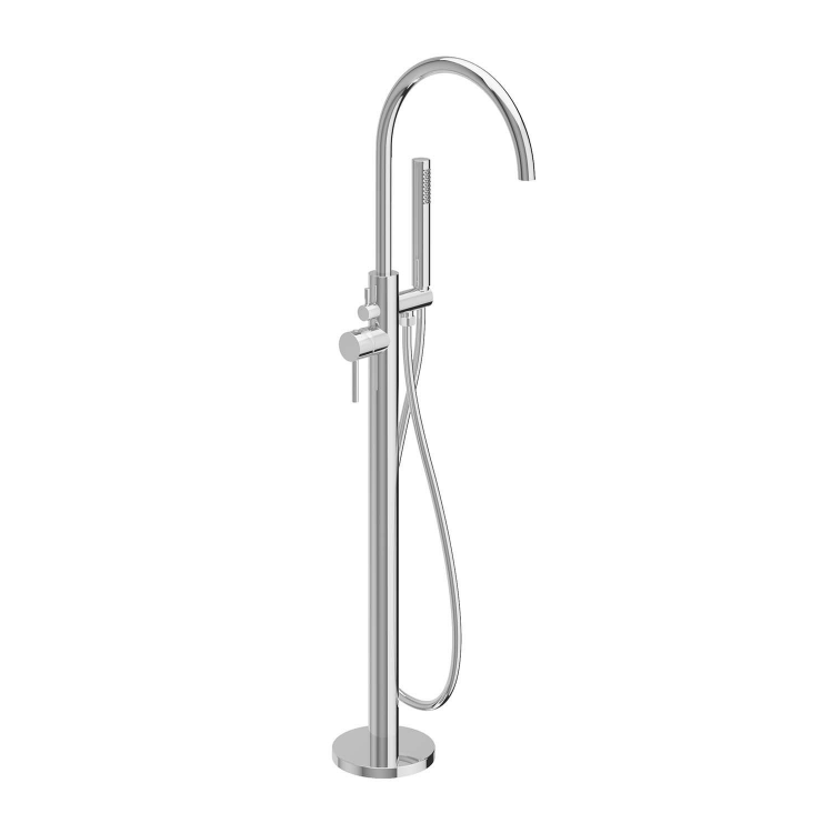 Chelsea Textured Freestanding Bath Tap N24 - Chrome