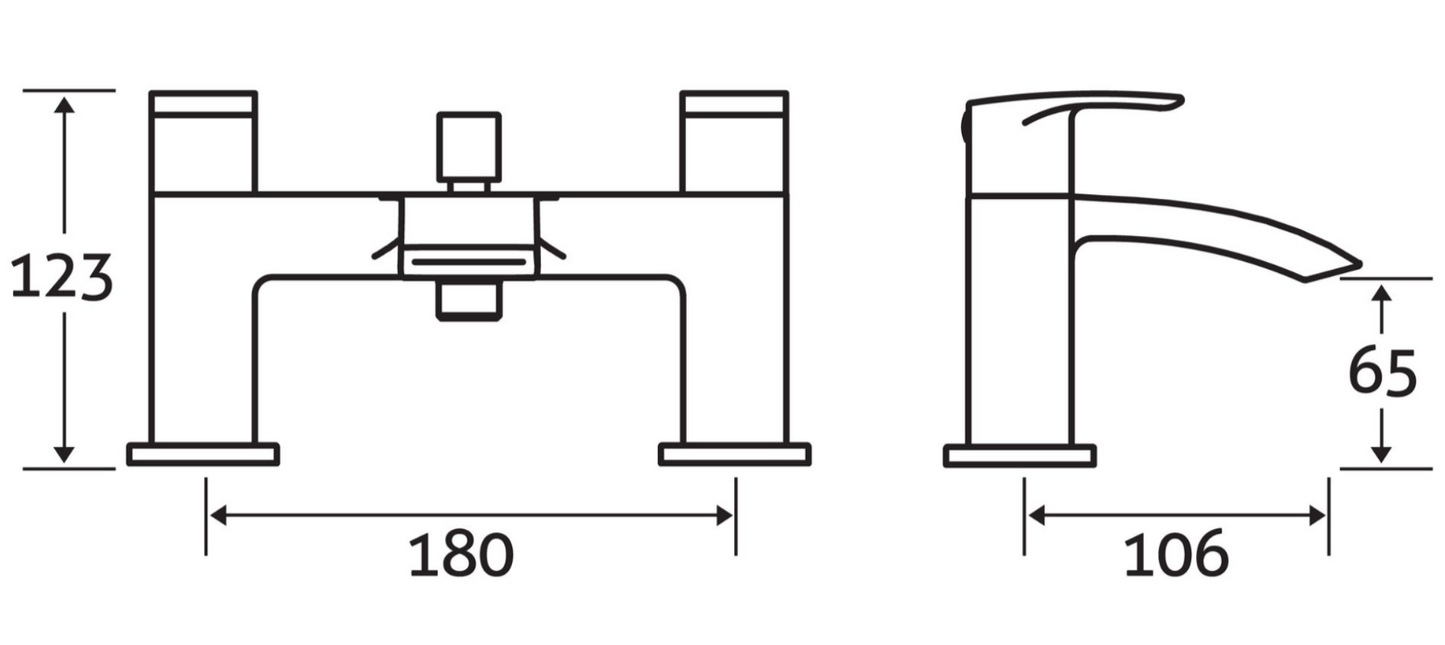 Focus Bath Shower Mixer Tap