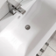 Veto 600mm Wall Mounted Vanity Unit Gloss White With Ceramic Basin