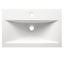 Veto 600mm Wall Mounted Vanity Unit Gloss White With Ceramic Basin