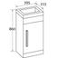 Veto Cloakroom Gloss White Floorstanding Vanity Unit & Ceramic Basin