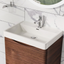 Montana 600mm Wall Hung Vanity Unit in Rosewood & Resin Basin