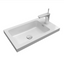 Oscar 545mm Wall Hung Cloakroom Vanity Unit with Resin Basin in Metallic