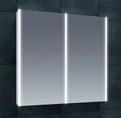 Eleanor 600mm LED Double Door Mirrored Cabinet