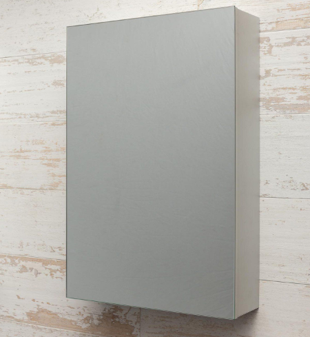 Aurora 400mm Single Door Mirrored Cabinet