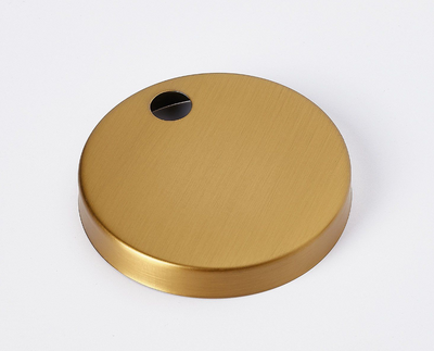 Toilet Seat Hinge Covers - Brushed Gold N24