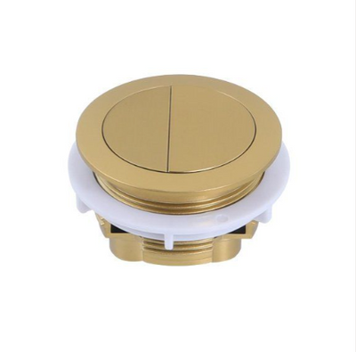 Close Coupled Toilet Push Button - Brushed Gold N24