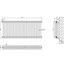 Nevada Quadruple Horizontal Column Radiator -600x1370mm - White