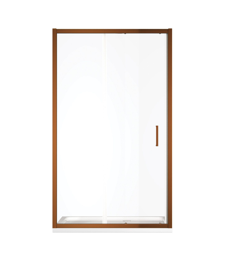 Murphy 1200mm Sliding Shower Door - Brushed Bronze N24