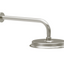 William Traditional Shower Head & Shower Arm - Brushed Nickel N24