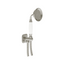 William Traditional Shower Handset & Holder with Built in Outlet - Brushed Nickel N24