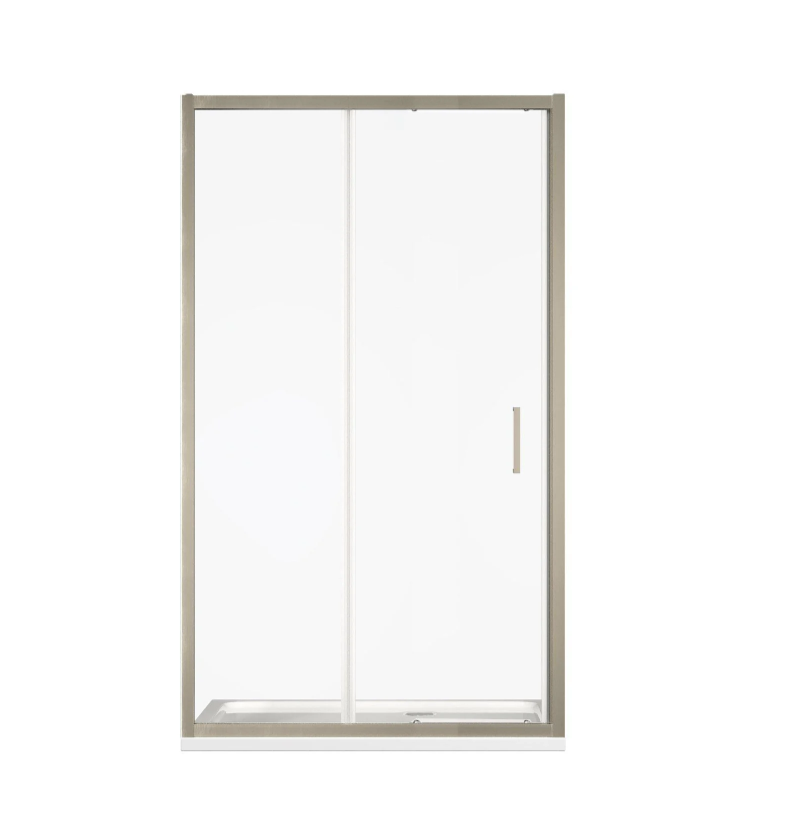 Murphy 1200mm Sliding Shower Door - Brushed Nickel N24