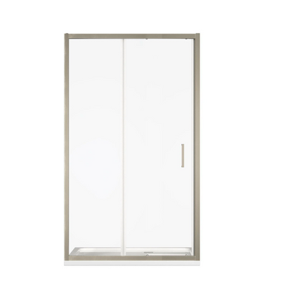 Murphy 1400mm Sliding Shower Door - Brushed Nickel N24