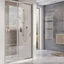 Murphy 1000mm Sliding Shower Door - Brushed Nickel N24