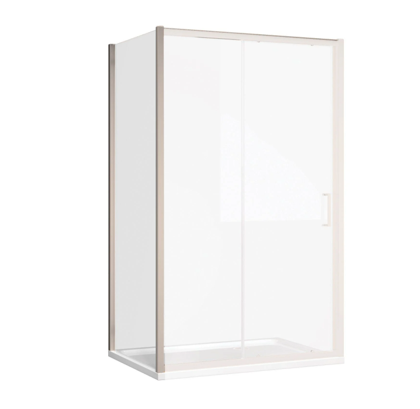 Murphy Shower Side Panel - 900mm  Brushed Nickel N24