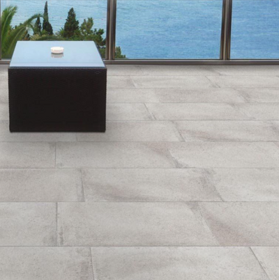 Rocheport Taupe Porcelain Stone Effect Tile - 300x600mm N24AW