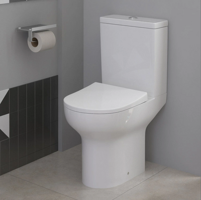 Gabby Short Projection Close Coupled Toilet & Soft Close Seat N24AW