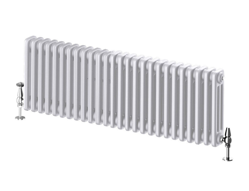 Nevada White Triple Horizontal Column Radiator - 400mm