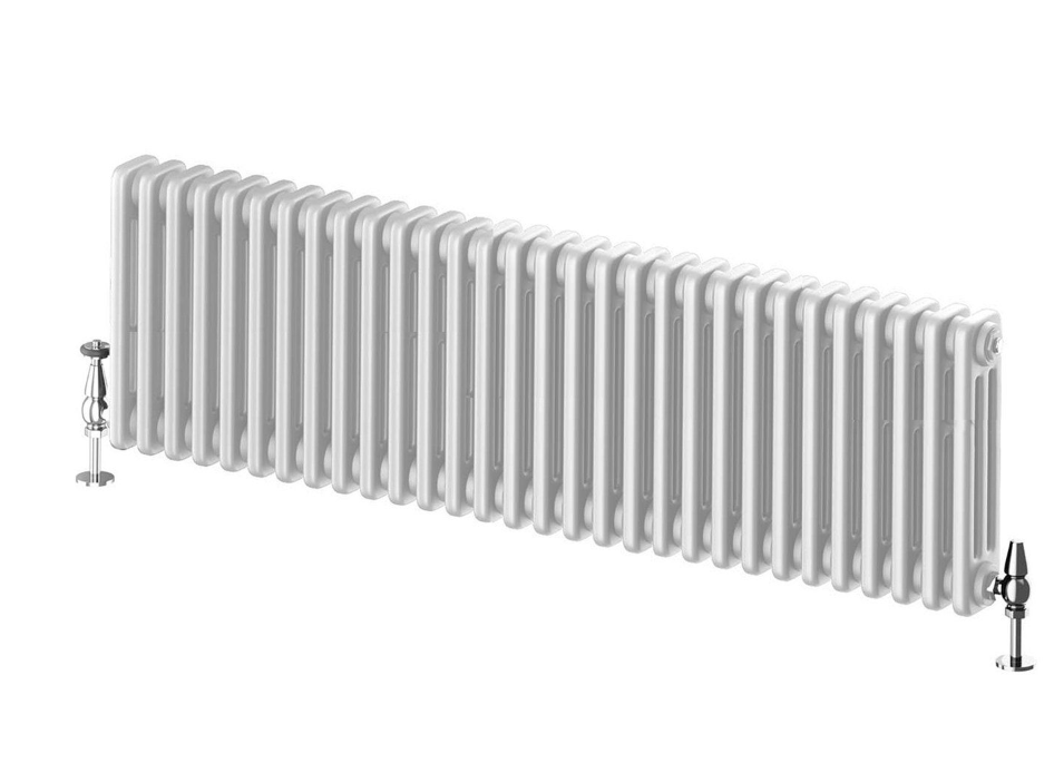 Nevada White Triple Horizontal Column Radiator - 400mm