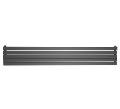 Michigan Grey Single Horizontal Flat Panel Radiator -340x1600mm