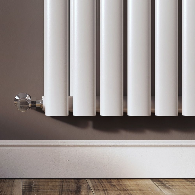 Minnesota White Double Horizontal Radiator - 600x1360mm