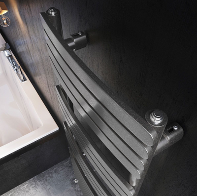 Oklahoma 1600 x 500mm Heated Towel Rail - Anthracite Grey