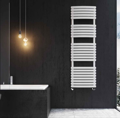 Oklahoma 1600 x 500mm Heated Towel Rail - White