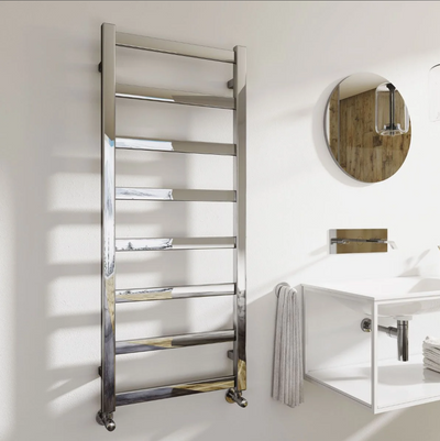 Wisconsin 1200 x 500mm Designer Towel Radiator - Chrome