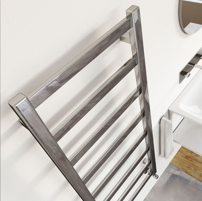 Wisconsin 1200 x 500mm Designer Towel Radiator - Chrome